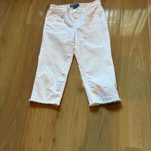 Democracy Women's White Cropped Jeans